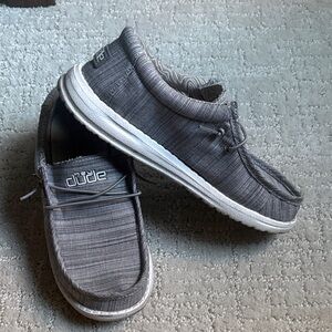 Hey Dude Kid’s Charcoal Slip-On Loafers